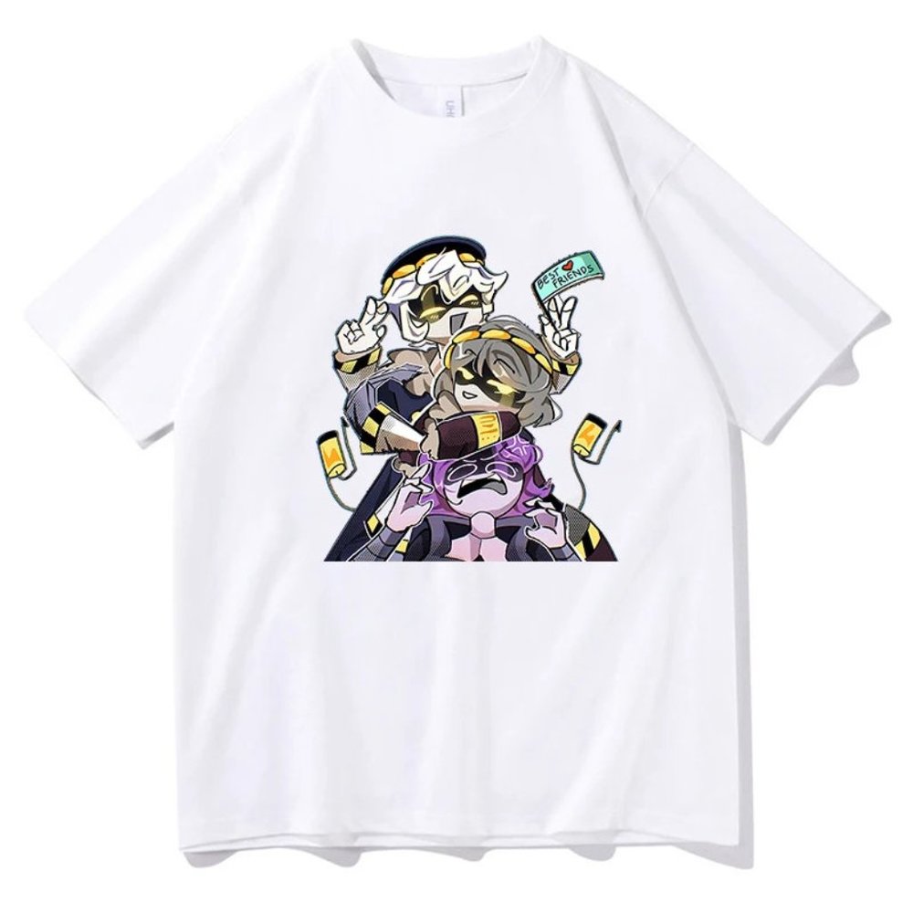 Unisex Pure Cotton MURDER DRONES T-Shirt , O-Neck Solid Color Tee shirts Tops - Picture 3 of 10